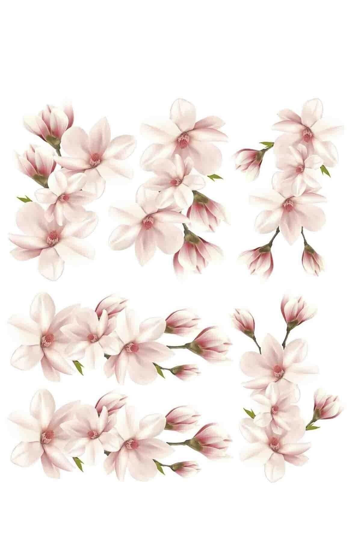 Colorful Peony Flowers Giant Wall Sticker - Swordslife