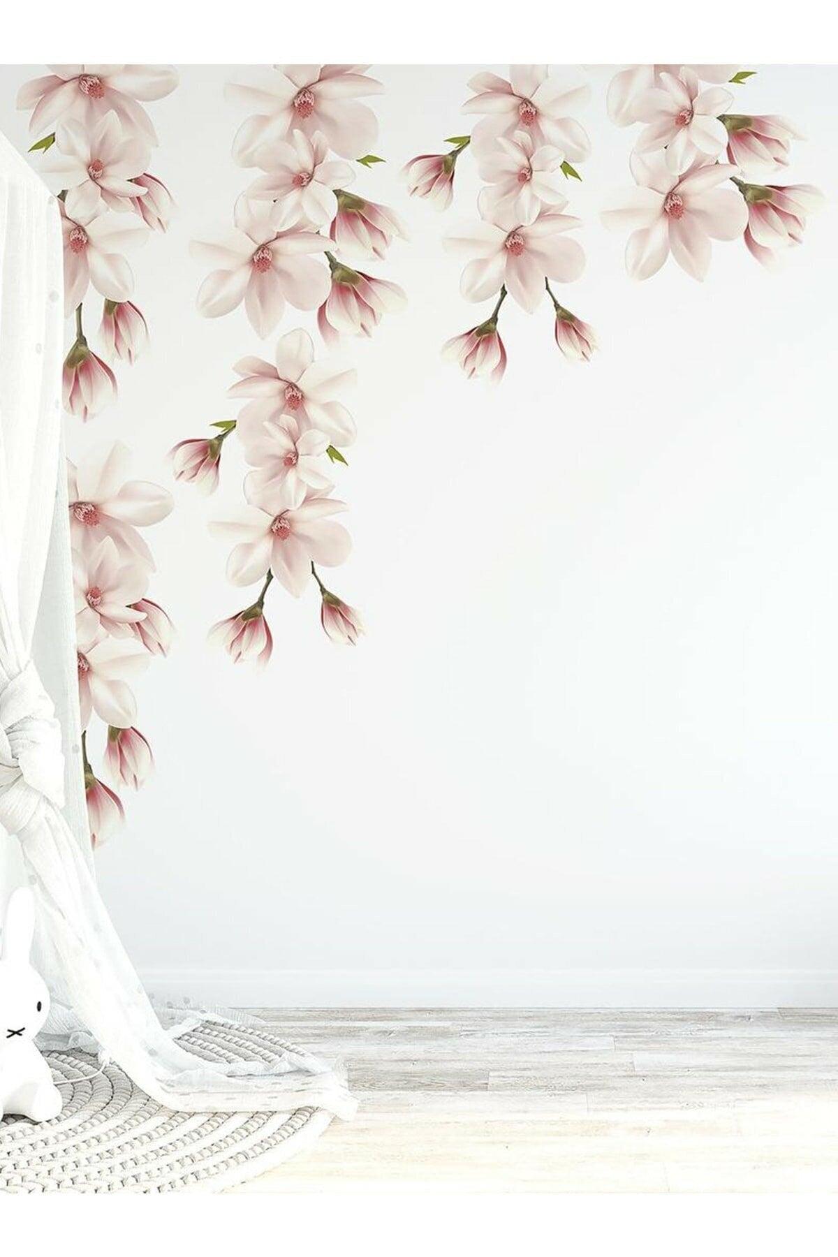 Colorful Peony Flowers Giant Wall Sticker - Swordslife