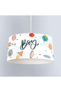 Colorful Space And Planet Pattern Kids Room Digital Printed Pendant Lamp Chandelier - Swordslife
