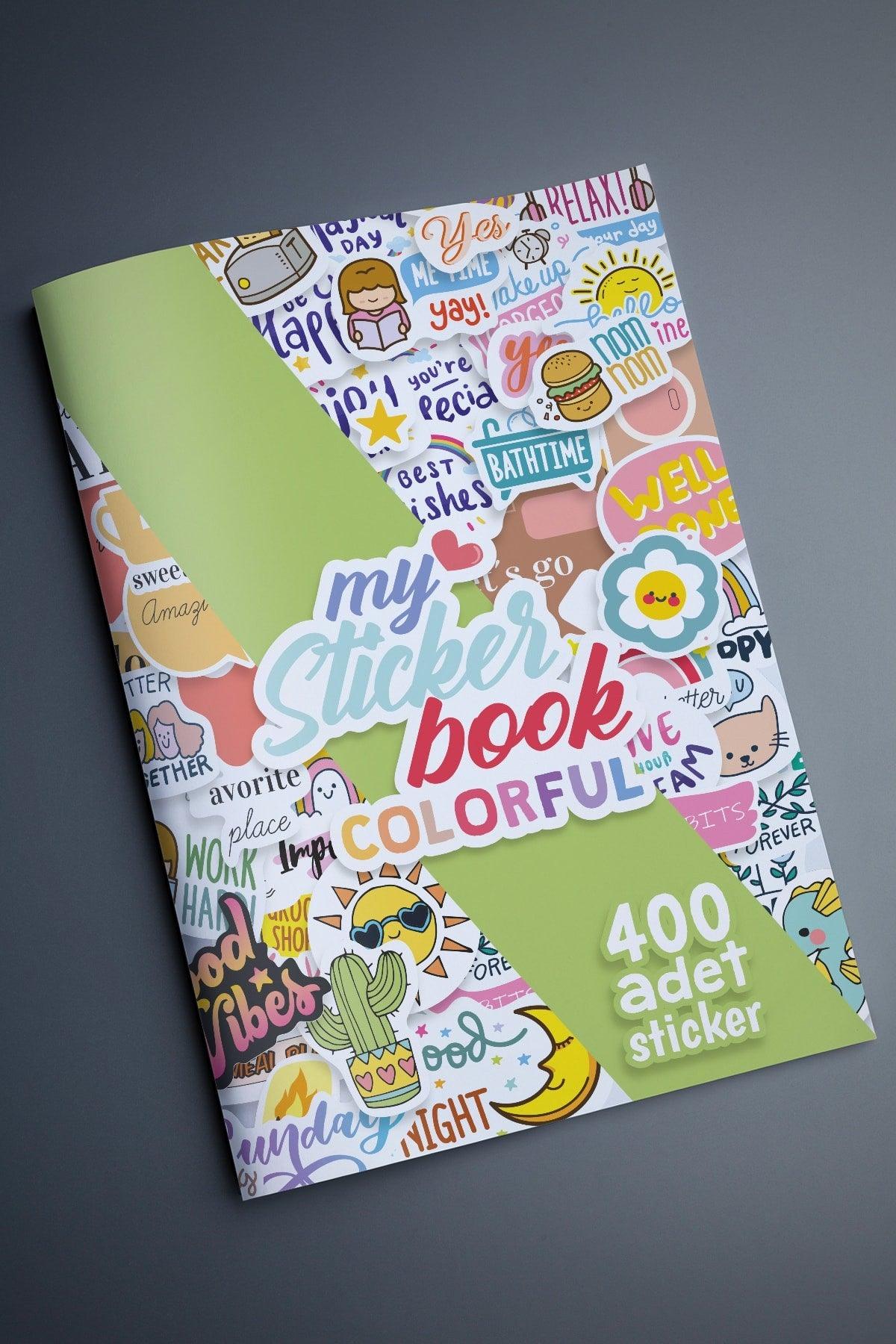 Colorful Sticker Book-400 Pieces Sticker Book
