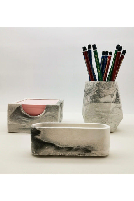 Concrete Marble Set