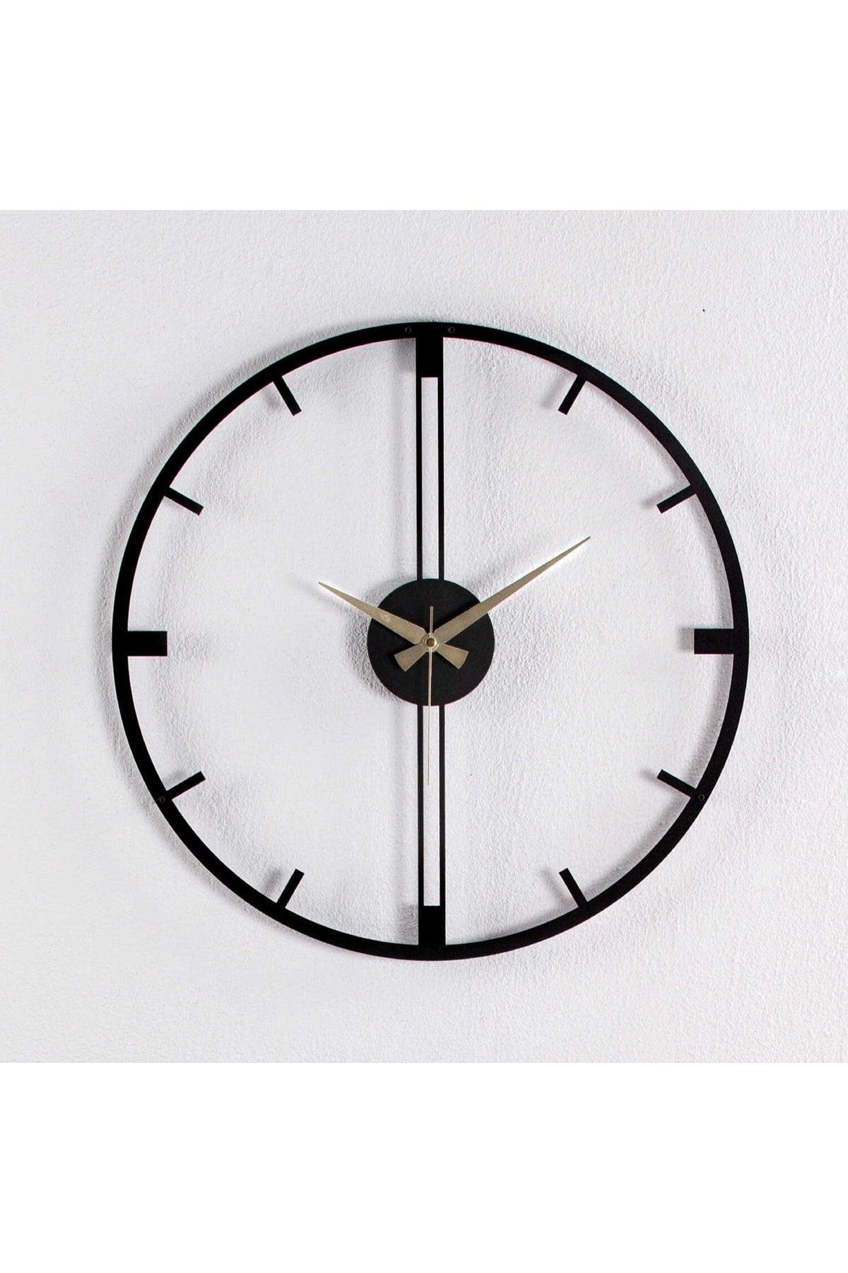 Conflate Metal Black Wall Clock 1.5 mm Thickness 41x41 cm - Swordslife