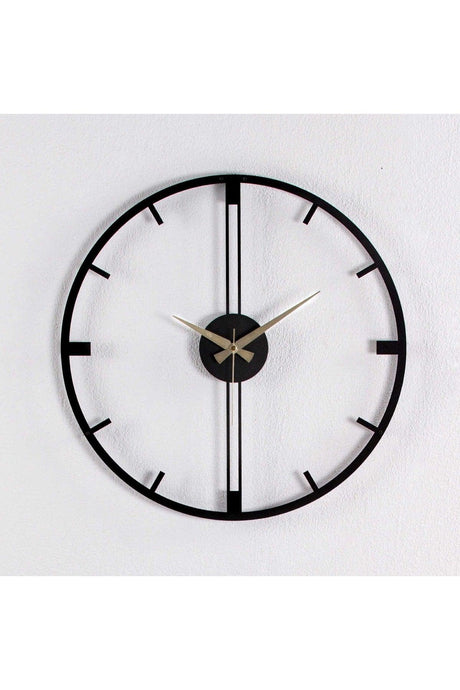 Conflate Metal Black Wall Clock 1.5 mm Thickness 41x41 cm - Swordslife