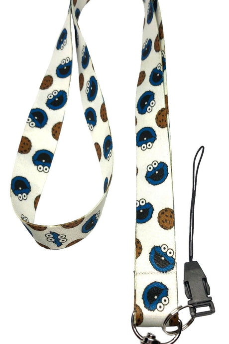 Cookie Monster Neck Lanyard And Phone Strap