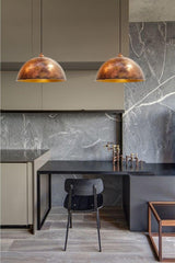 Copper Color Linate Chandelier With Pendant Lamp Retro Restaurant Dining Meeting Room Desktop Patisserie Bar - Swordslife