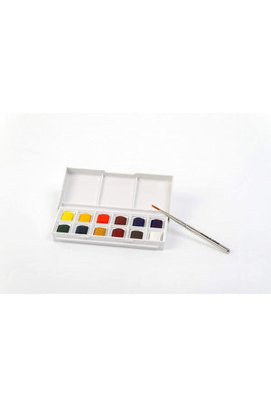 Cotman 12 Color Pocket Type Half Size Tablet Juicy