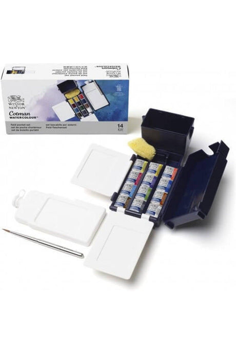 Cotman Field Box (DIRT TYPE) 12 Pcs Watercolor