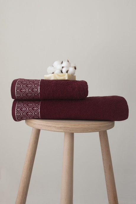 Cotton Set of 2 Bath Towels - Petra - Swordslife