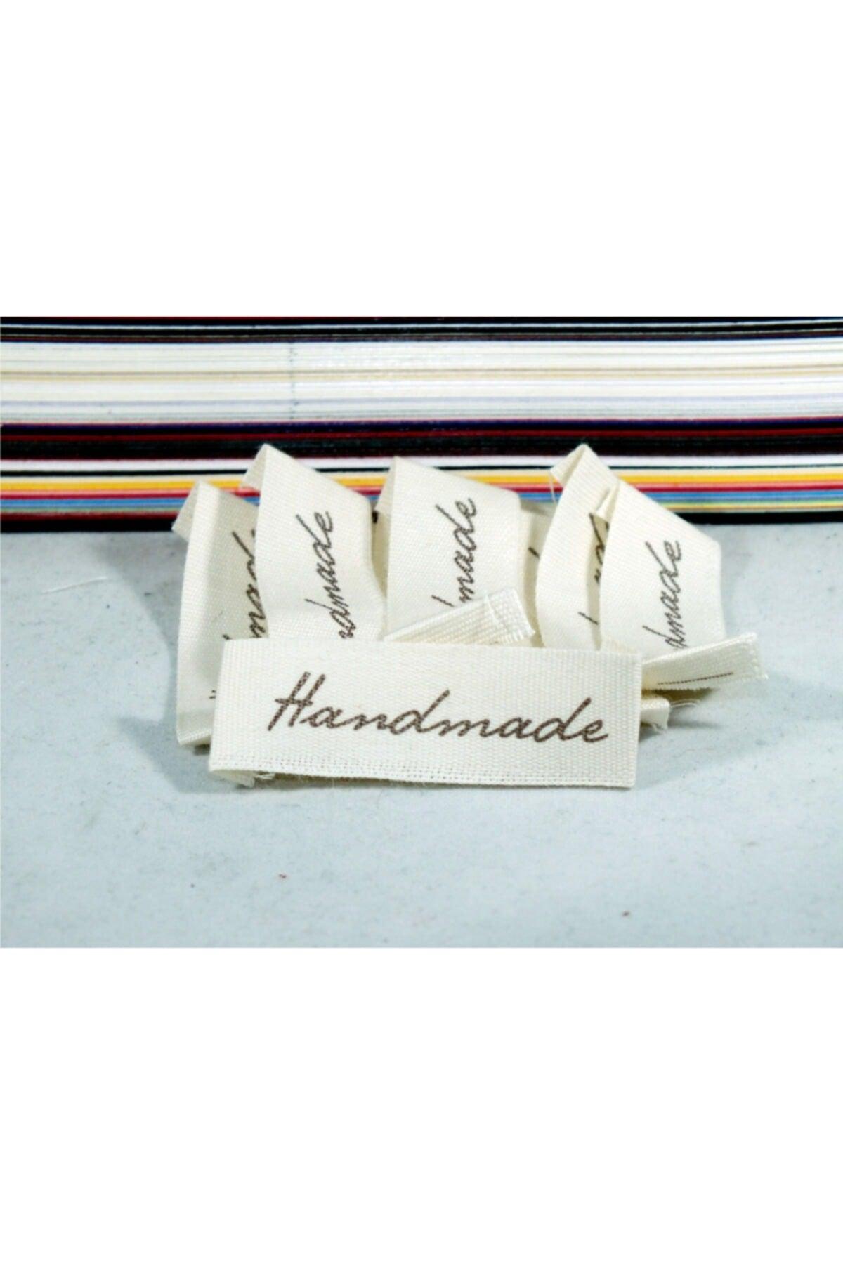Cotton Fabric Printed Handmade Label 30 pcs