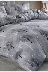 Cotton Gray Tree Single Duvet Cover Set New14533 - Swordslife