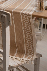 Cotton Lace Milk Brown 35x145 Cm Runner Table Cloth - Swordslife
