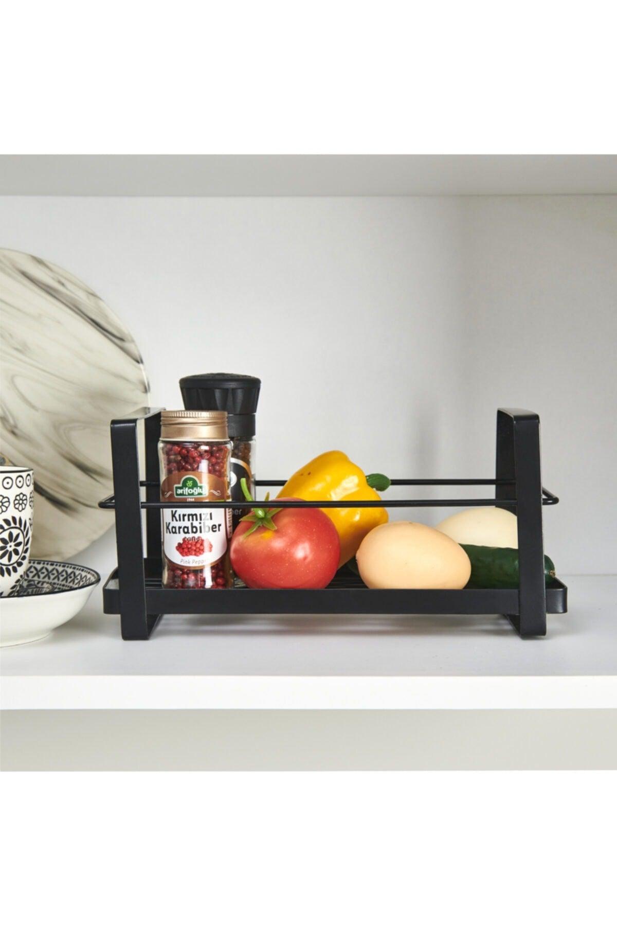 Counter Top Organizer Shelf - Black - Swordslife