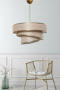 Couper Pendant Lamp Chandelier Mesh Gold Mdrn-45 - Swordslife