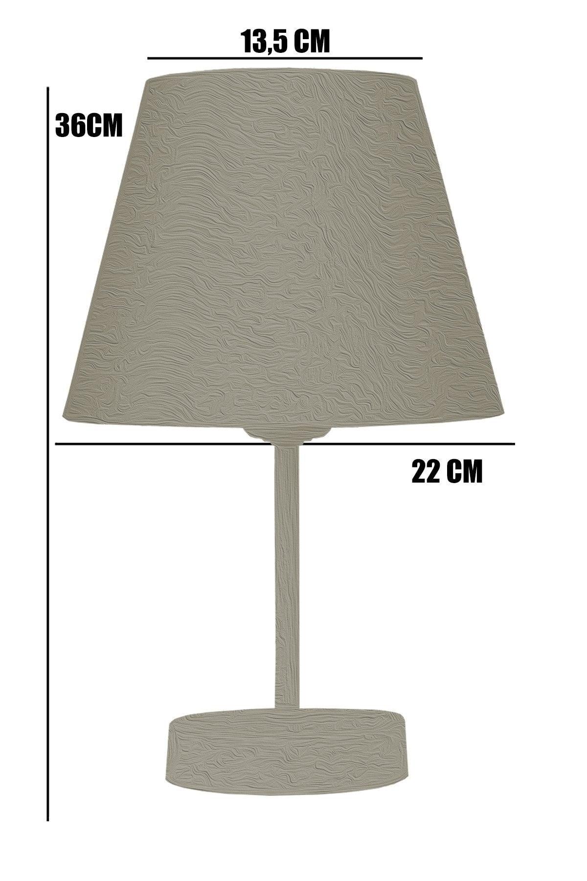 Cream Double Gold Body Lampshade - Swordslife