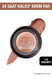 Cream Eyeshadow Color Tattoo 24HR 170 Urbanite