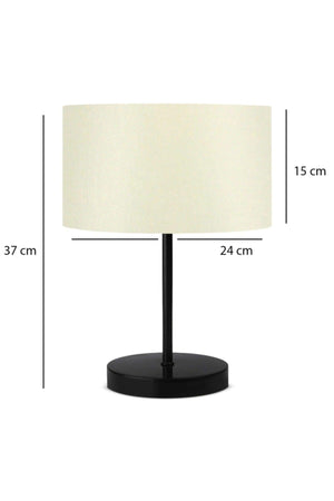 Cream Fabric Metal Body Lampshade Ayd-2849 - Swordslife