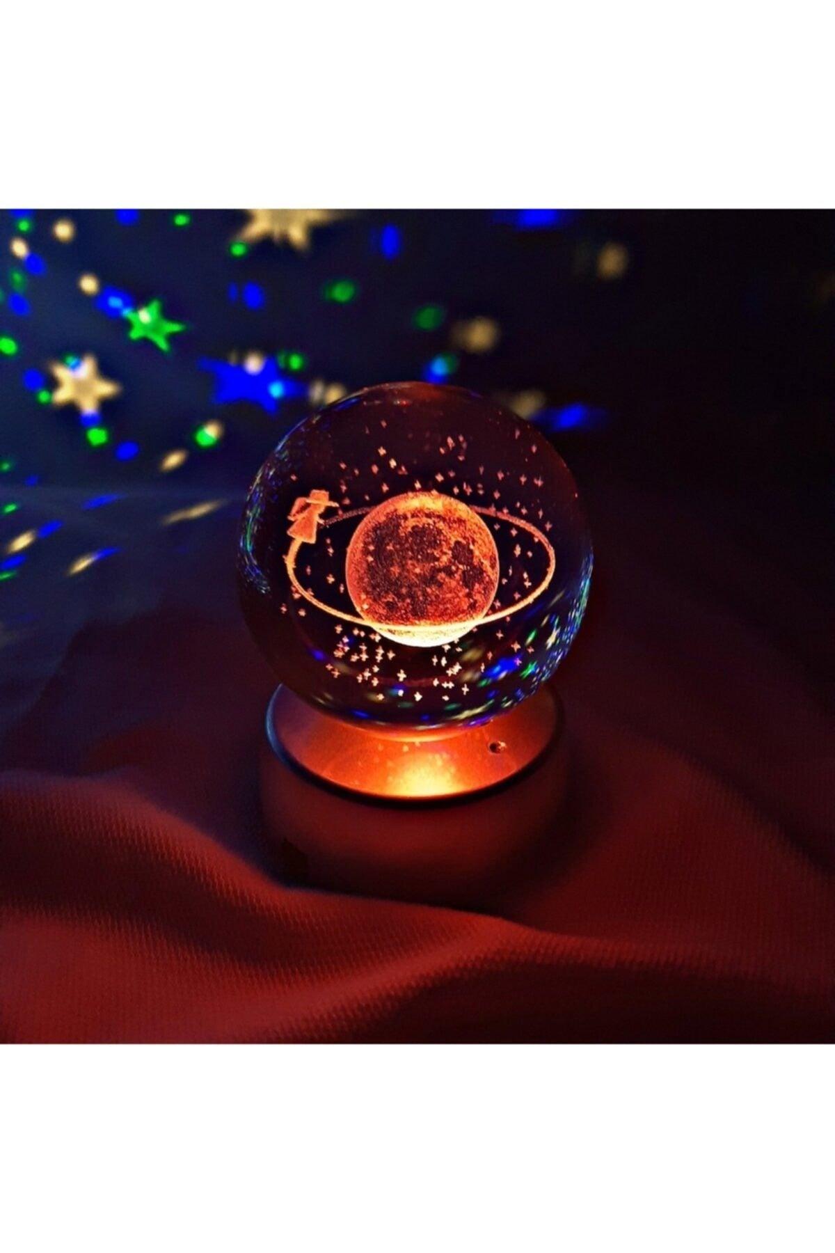 Crystal Glass Sphere With Led Light Color Changing