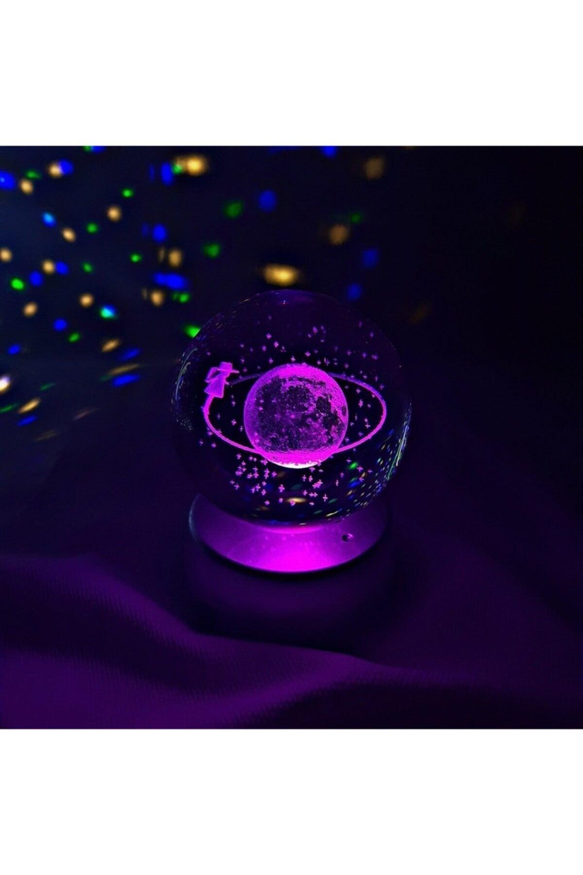 Crystal Glass Sphere With Led Light Color Changing