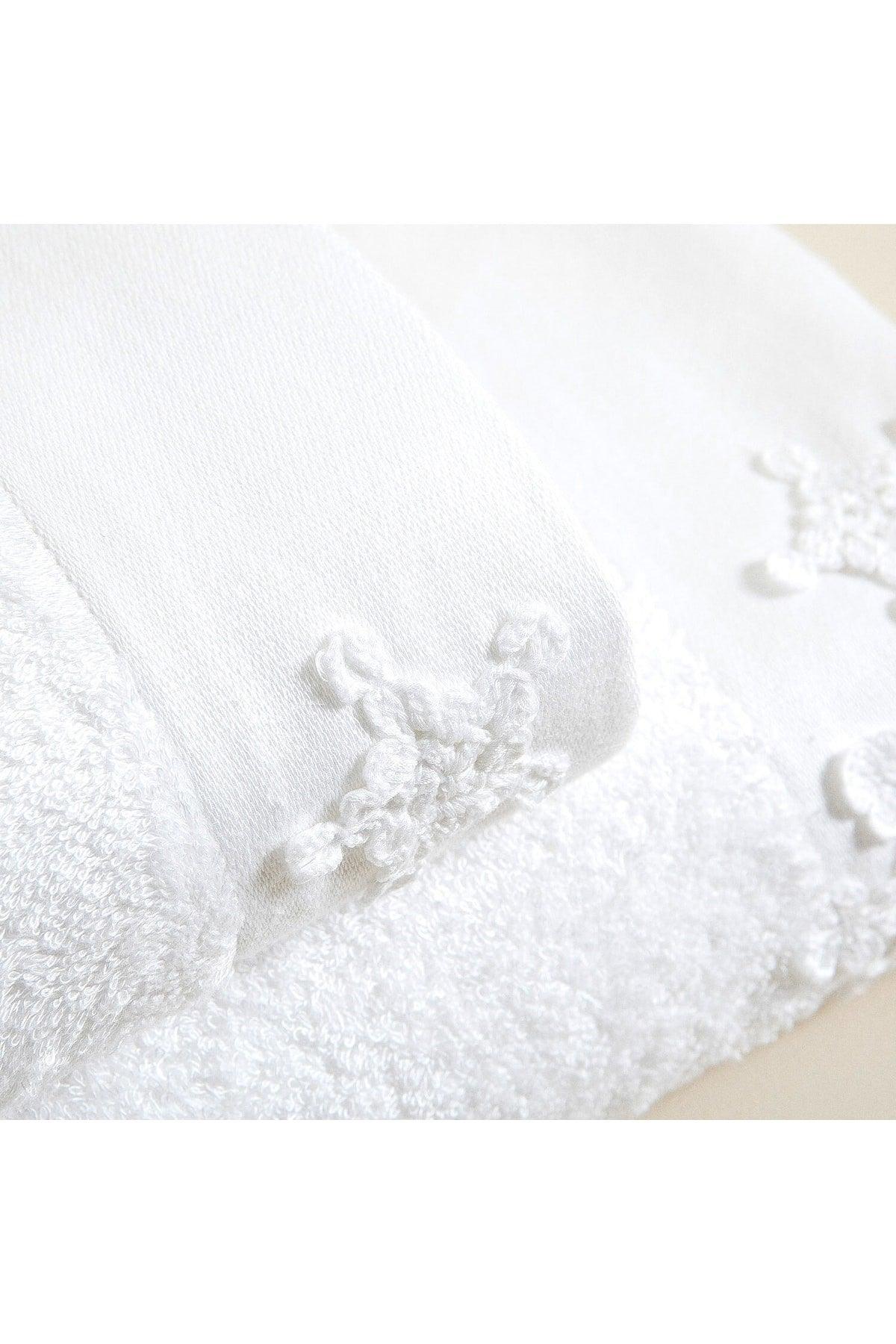 Crystal Hand Towel 30x50 Cm White - Swordslife
