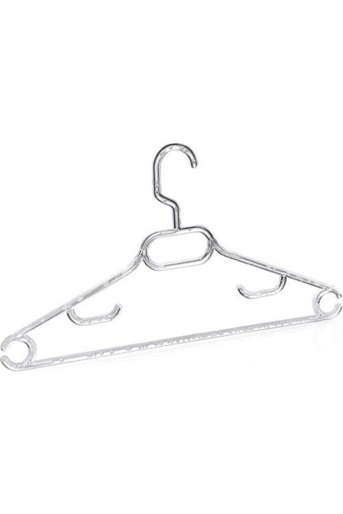 Crystal Hanger Transparent Large Size Clothes Hanger 6 Pieces - Swordslife