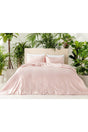 Crystal Silky Twill Double Duvet Cover Set 200x220 cm Pink - Swordslife