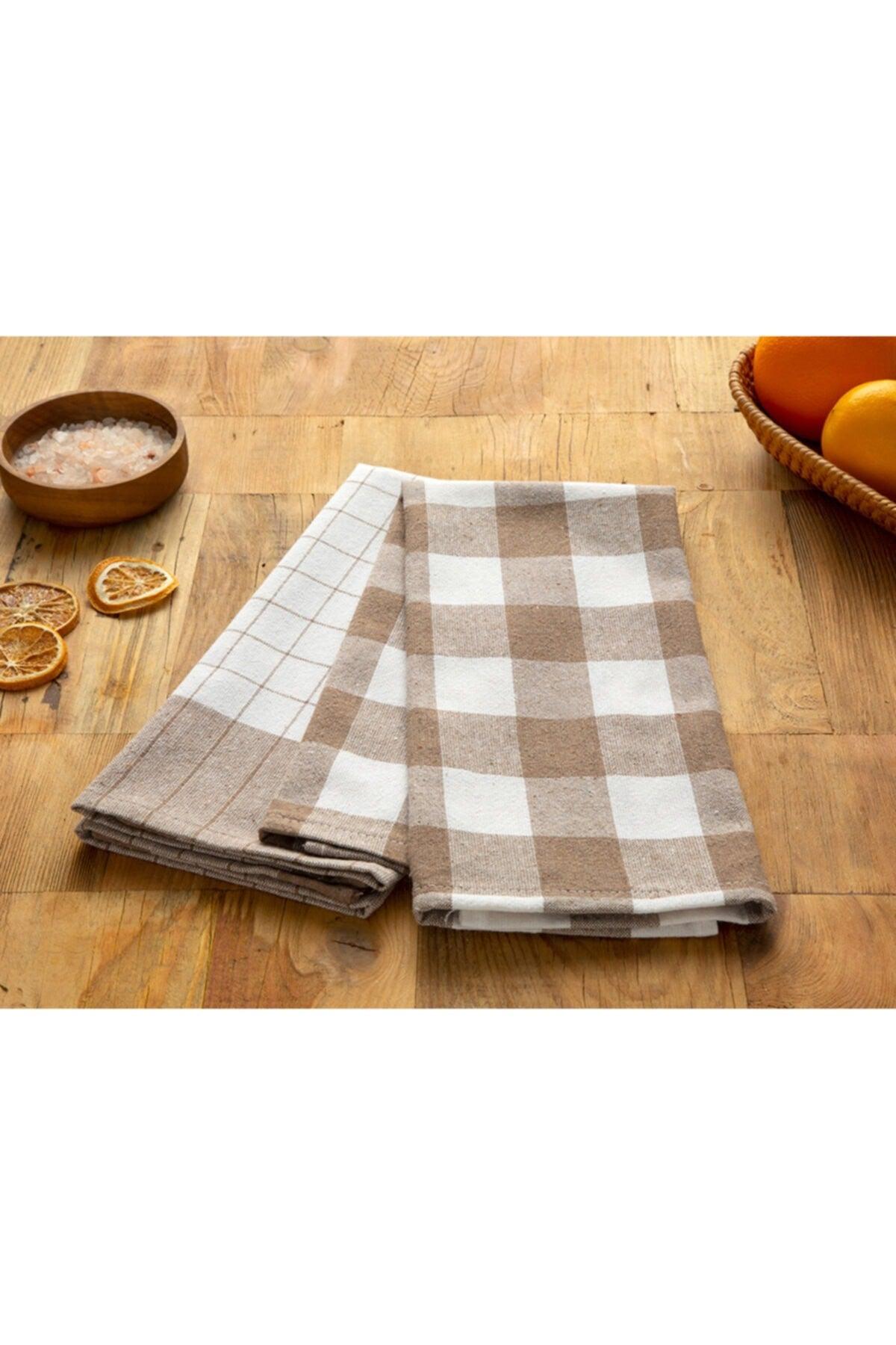 Crystal Cotton 2 Piece Drying Towel 40x60 Brown - Swordslife