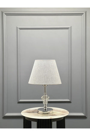 Crystal Silver Lampshade