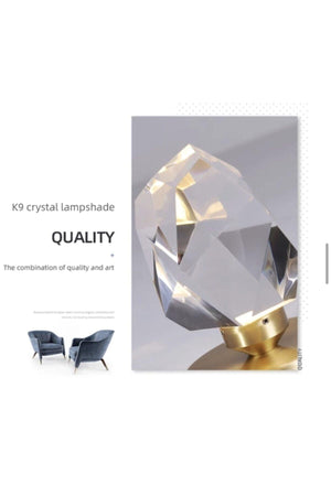 Crystal Stone Ceiling Zero Daylight Diamond Chandelier - Swordslife
