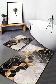 Cube Patterned Colorful Set of 2 (60x100/40x60) - Wlly122 - Swordslife