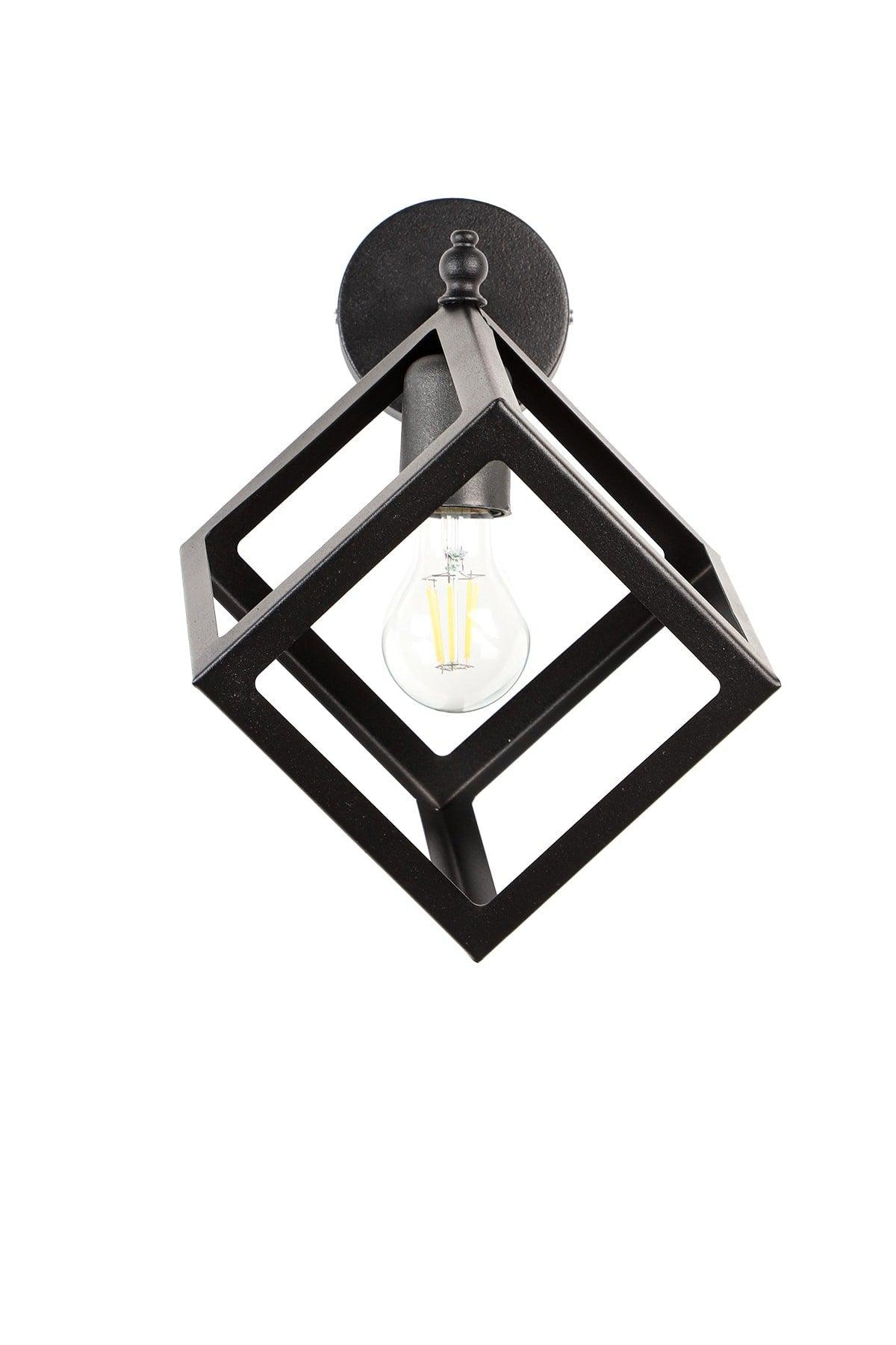 Cube Sconce Black - Swordslife