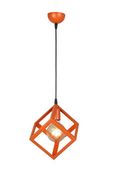 Cube Single Chandelier Orange - Swordslife