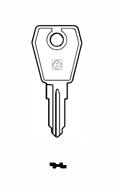 Cylinder key common - SILCA: LF30R (Errebi: LF28) - Swordslife