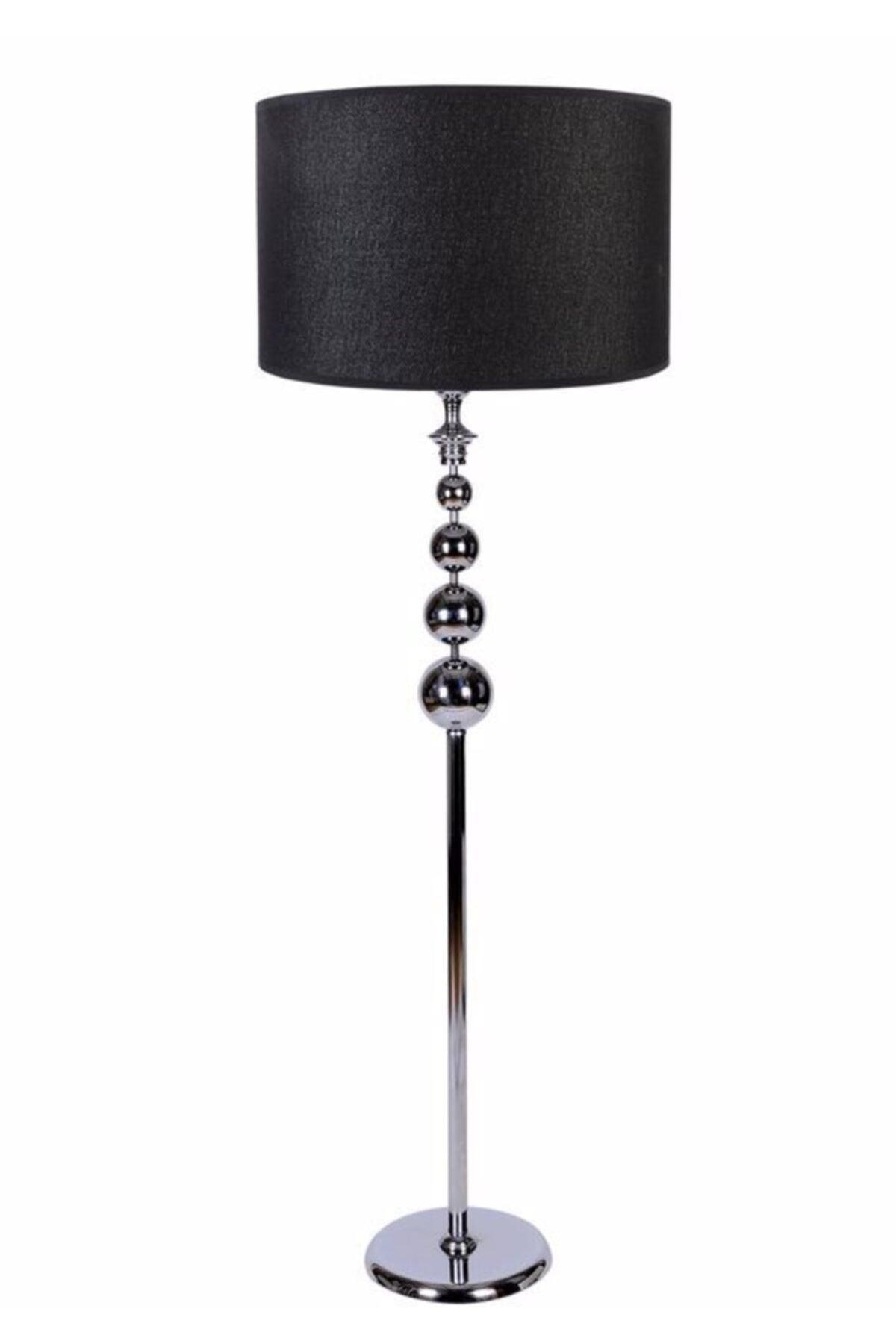 Cylinder Head Roller 4 Sphere Chrome Floor Lamp Has Black - Swordslife