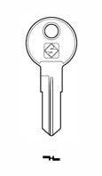Cylinder key OBEN - SILCA: REN2R (Errebi: RN9R) - Swordslife