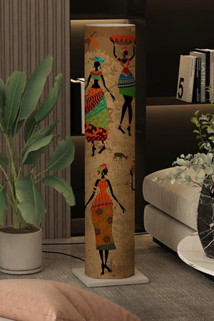 Cylinder PVC Decorative Floor Lamp - Swordslife