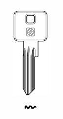 Cylinder key common - SILCA: AB95 (Errebi: AU94) - Swordslife