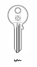 Cylinder key common - SILCA: AB36R (Errebi: AU48R) - Swordslife