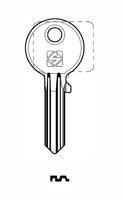 Cylinder key common - SILCA: BUR29 (Errebi: BG39) - Swordslife