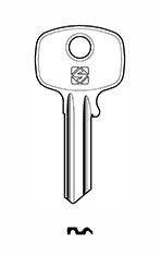 Cylinder key common - SILCA: CE40 (Errebi: CE5DN) - Swordslife