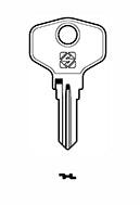 Cylinder key common - SILCA: HPP1R (Errebi: BG36R) - Swordslife