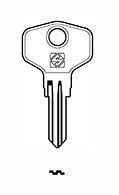 Cylinder key common - SILCA: JU11R (Errebi: JNG1) - Swordslife