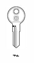 Cylinder key common - SILCA: EU10R (Errebi: EL5R) - Swordslife