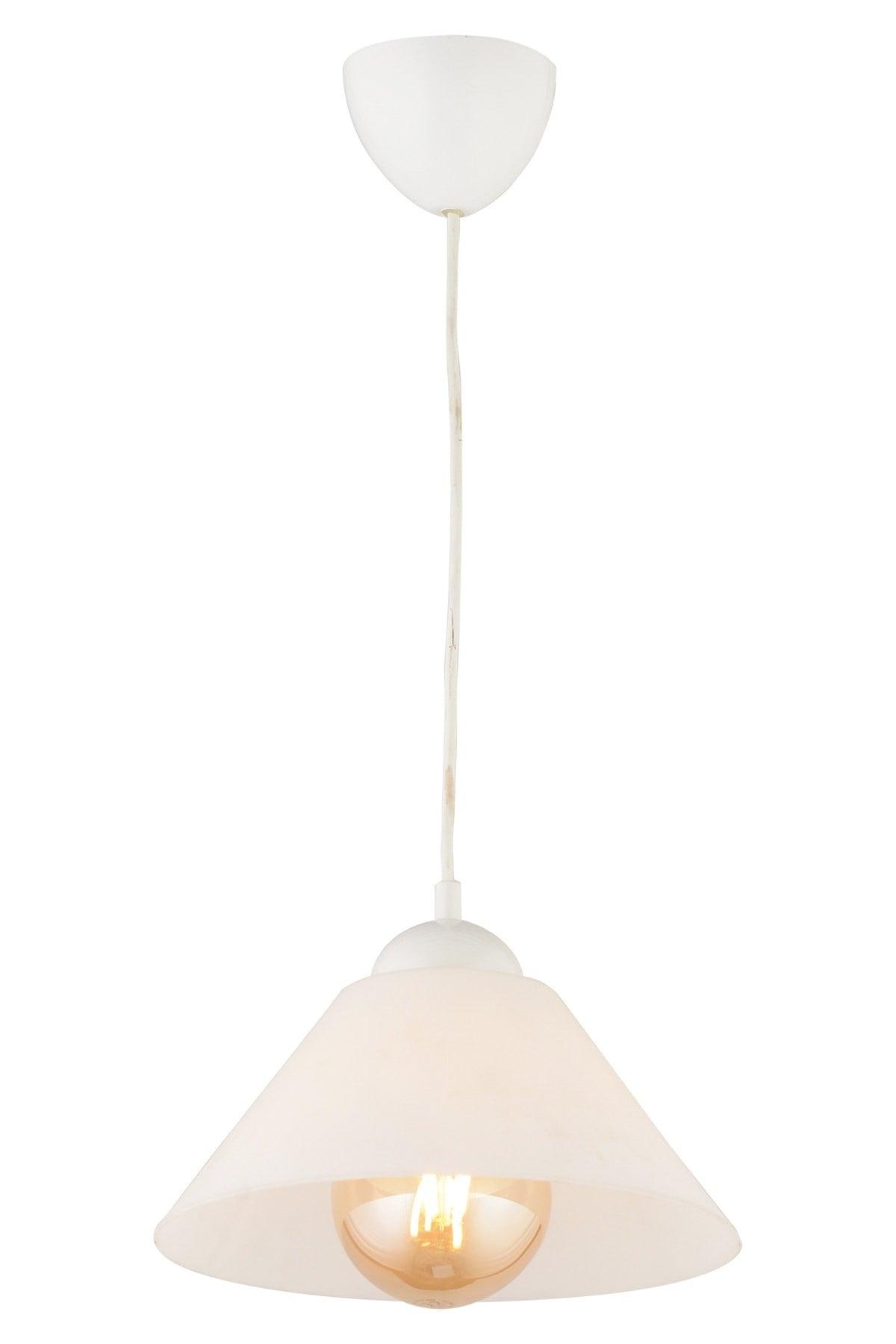 Narcissus Single Pendant Lamp-white - Swordslife