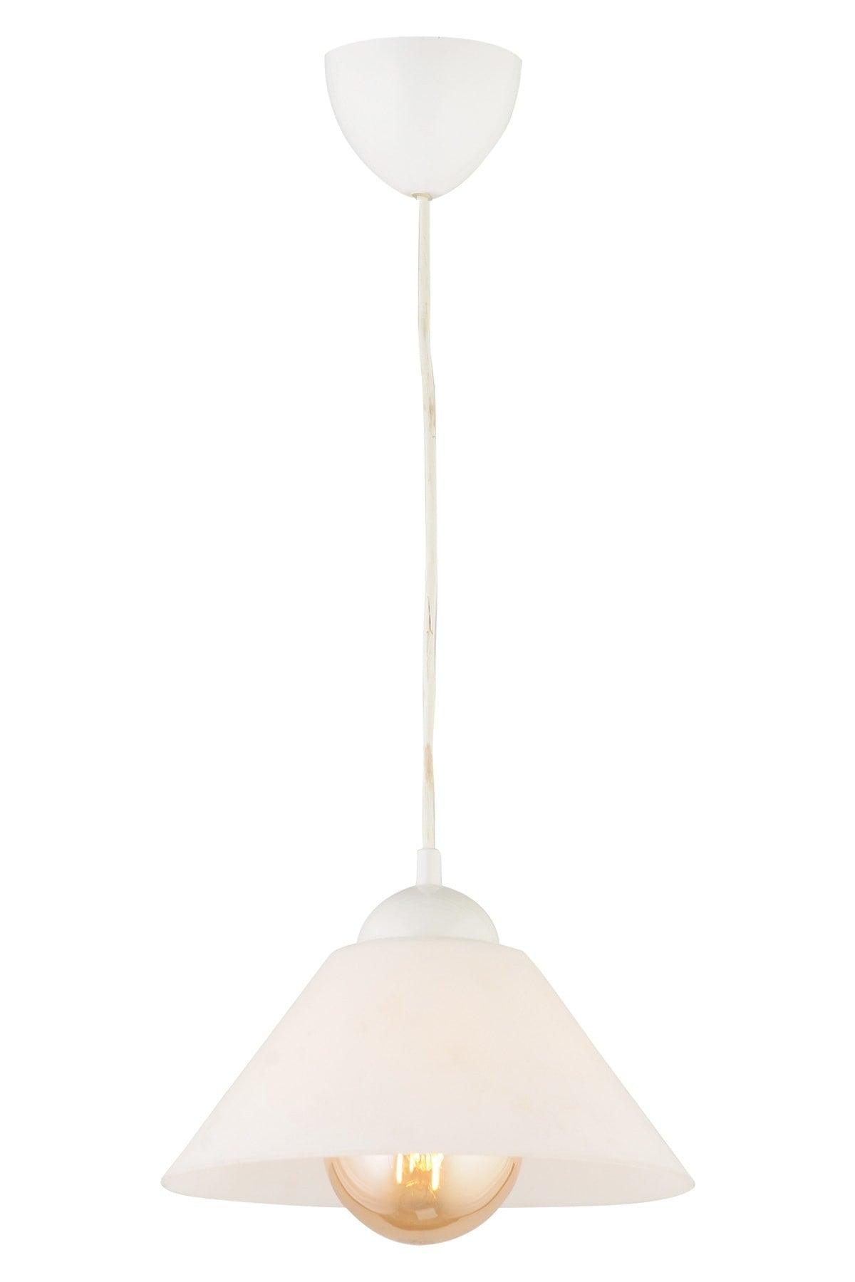 Narcissus Single Pendant Lamp-white - Swordslife