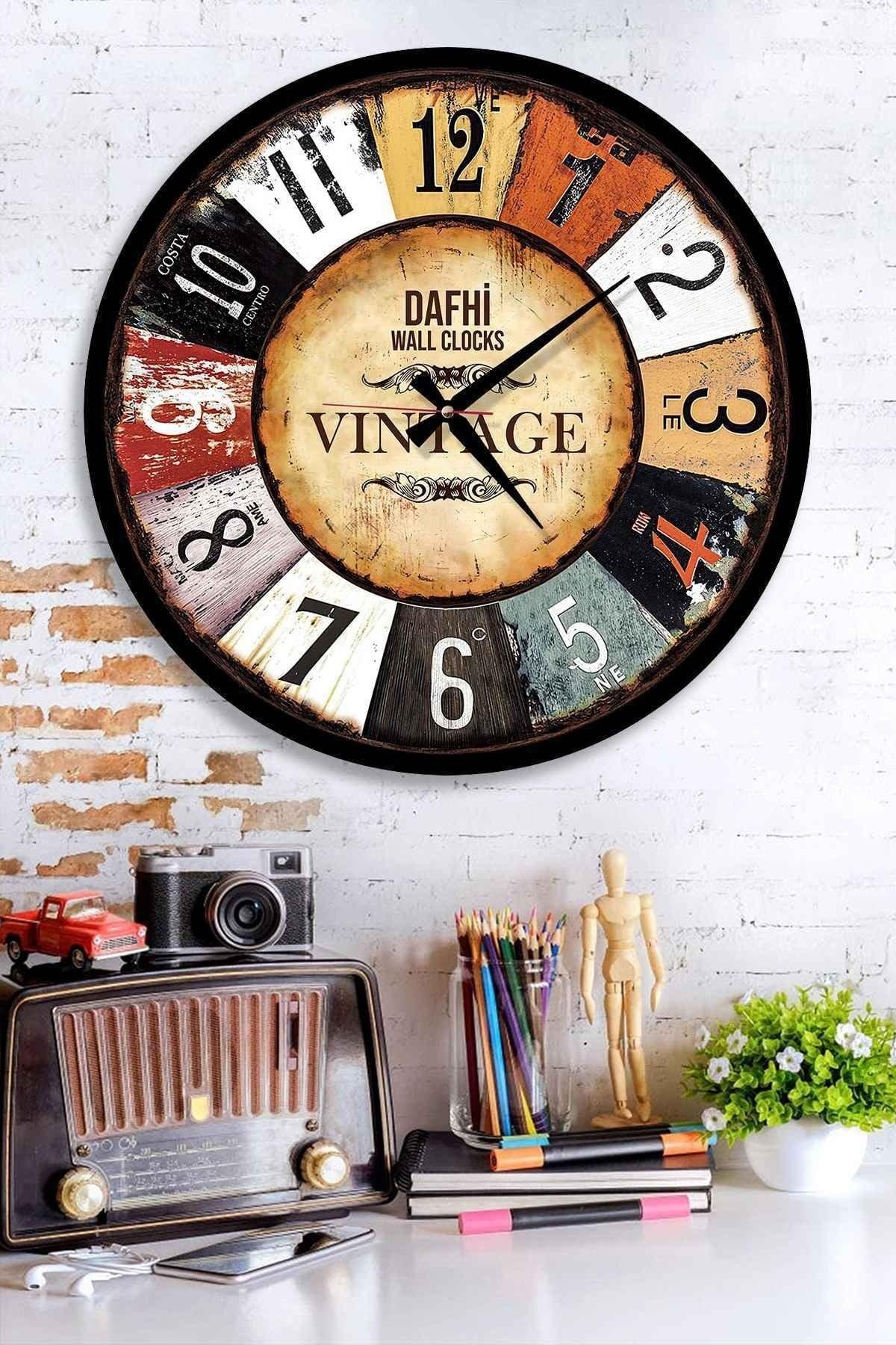 Dafhi Decorative Wooden Wall Clock 45x45 - Swordslife