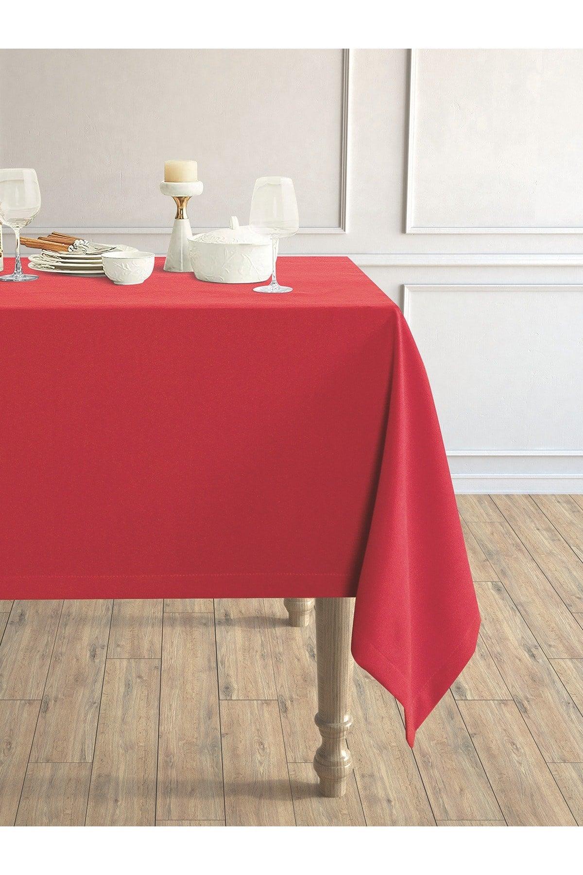 Daily Series Velvet Texture Poppy Color Table Cloth - Swordslife