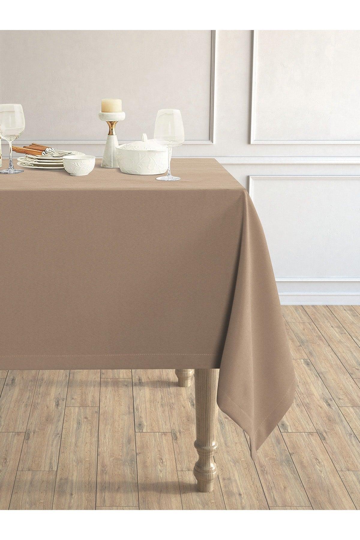 Daily Series Velvet Textured Coffee with Milk Table Cloth - Swordslife