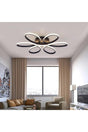 Papatya Modern Design Bedroom - Living Room - Kitchen Black Color Daylight And White Led Chandelier - Swordslife