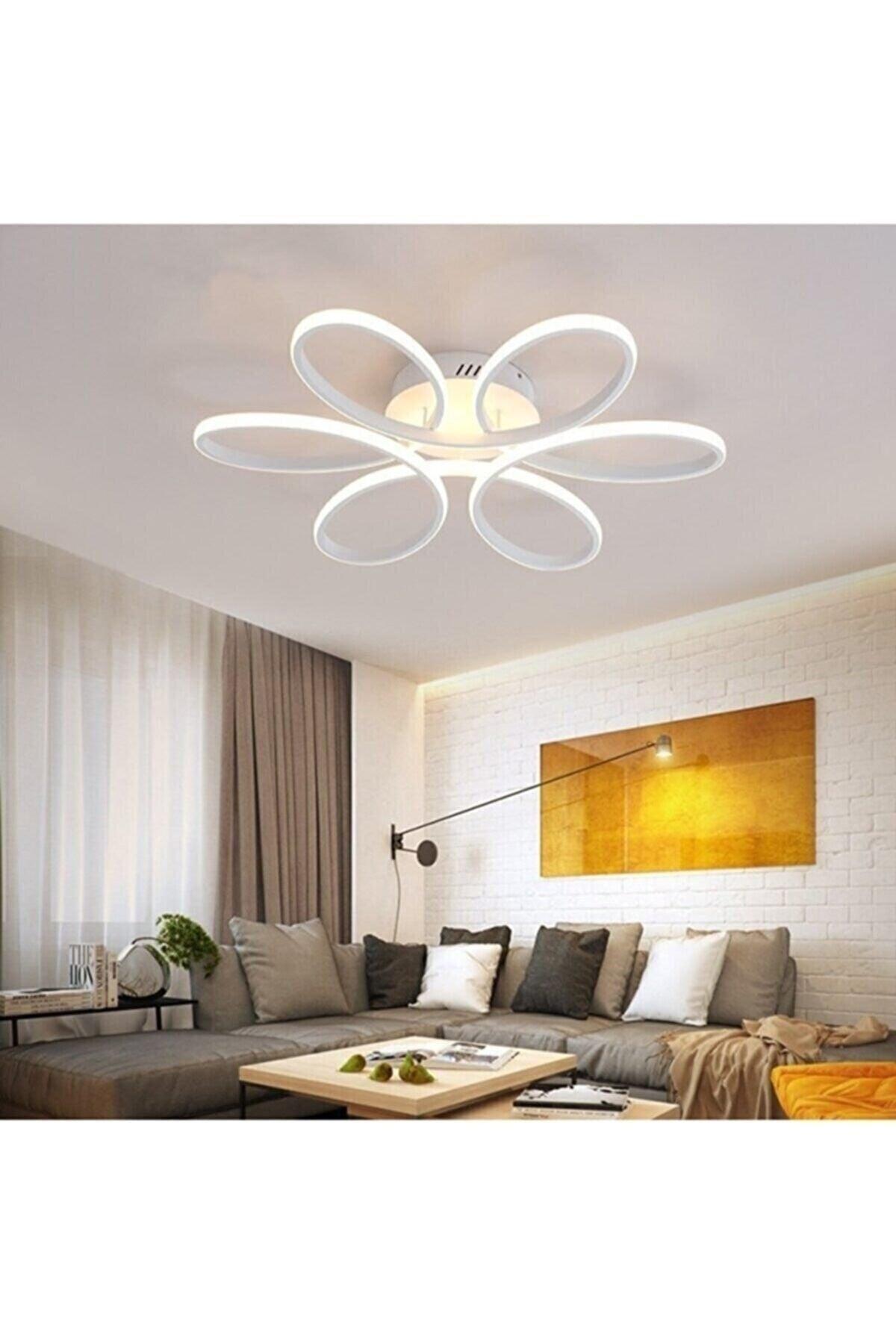 Daisy Modern Design Bedroom - Living Room - Kitchen White Color Daylight And White Led Chandelier - Swordslife