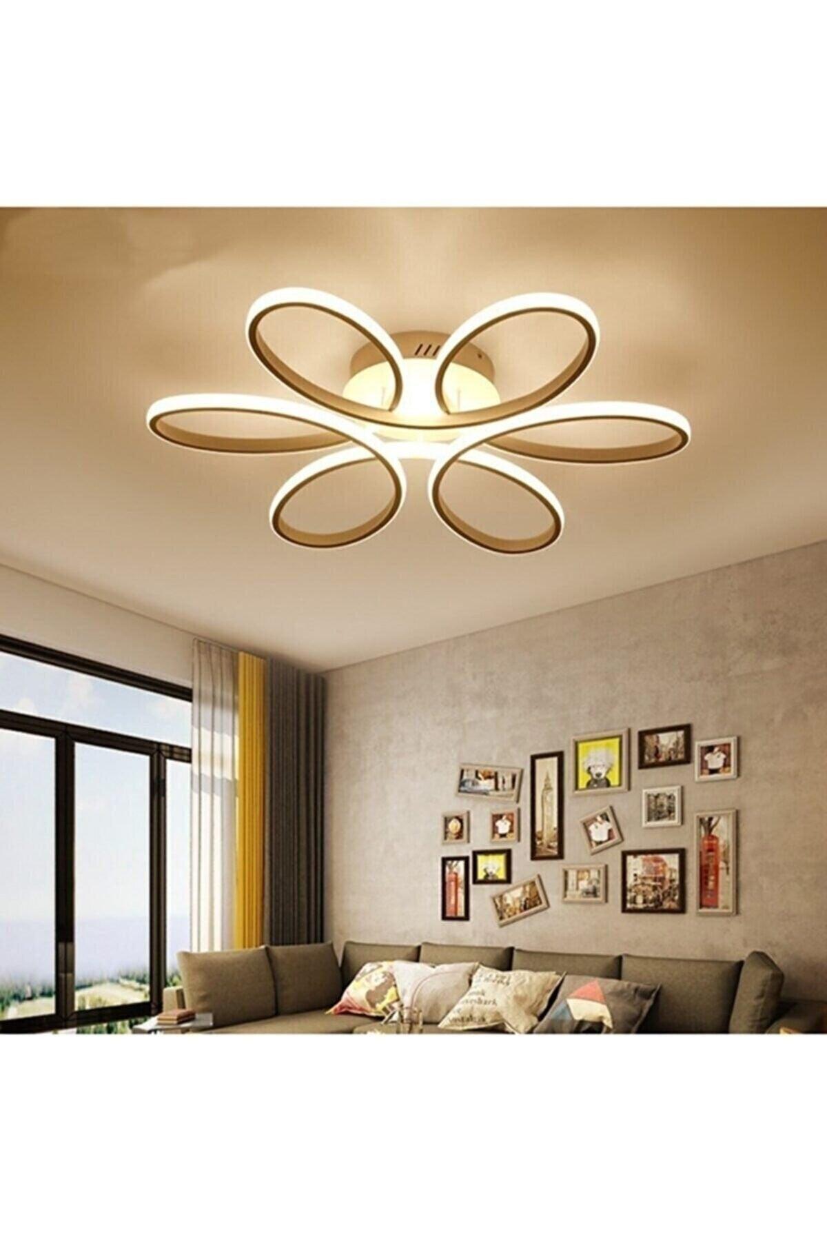 Daisy Modern Design Schlafzimmer - Wohnzimmer - Küche Vintage Farbe Tag Licht und Weiß Led Chandeler - Swordslife